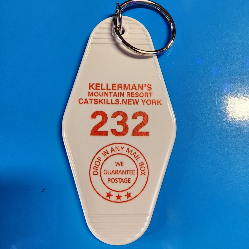 Kellerman's Mountain Resort Vintage Style Hotel Keychain, Dity Dancing